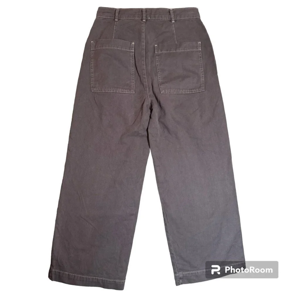 BDG Urban Outfitters High Rise Wide Leg Gray Size W29 - Picture 2 of 11